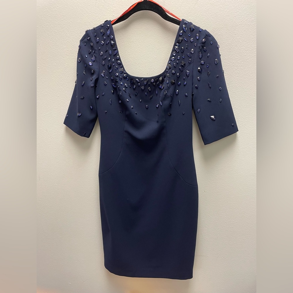 Monique lhuiller navy dress